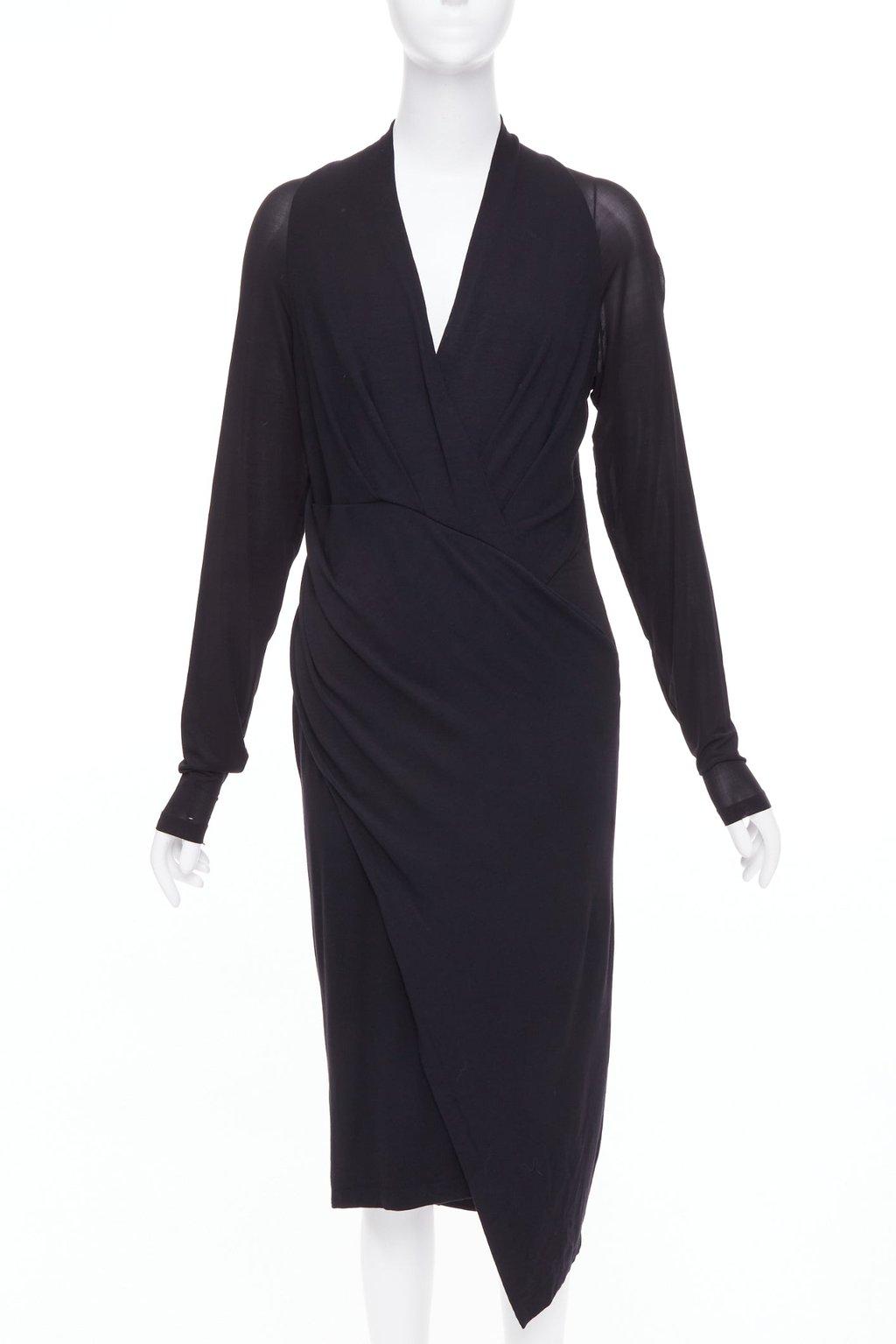 Donna Karan Black Viscose Dress