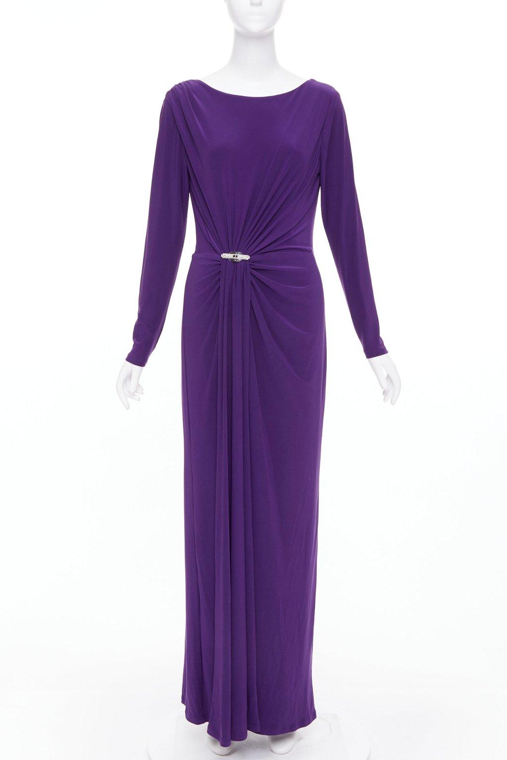 Ralph Lauren Purple Polyester Dress