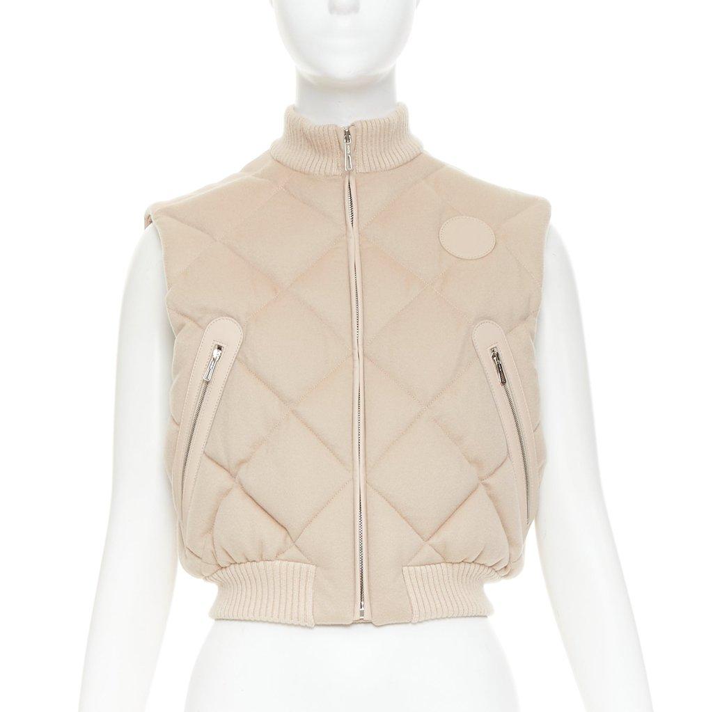 Hermès Khaki Cashmere Jacket