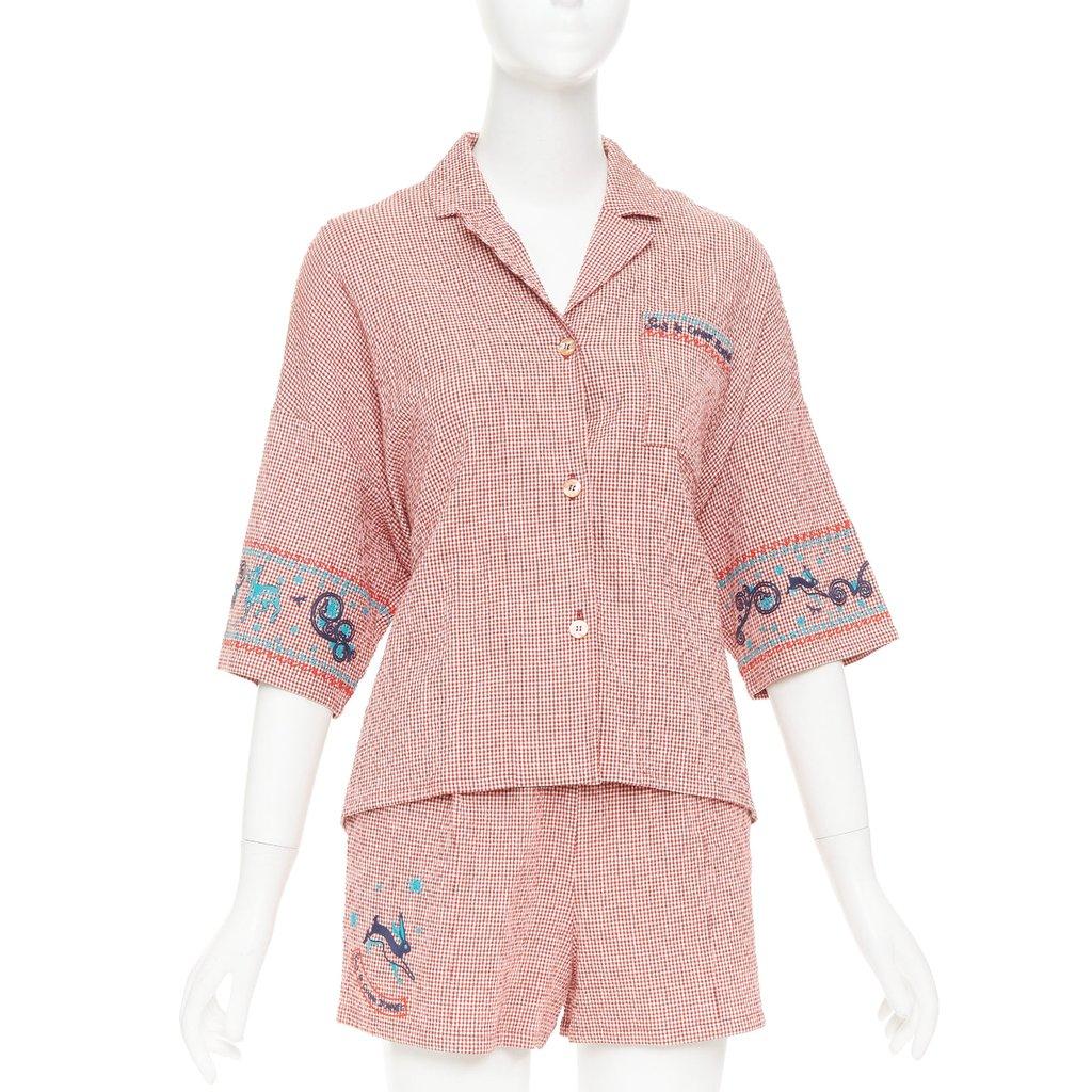 Hermès Red Cotton Top