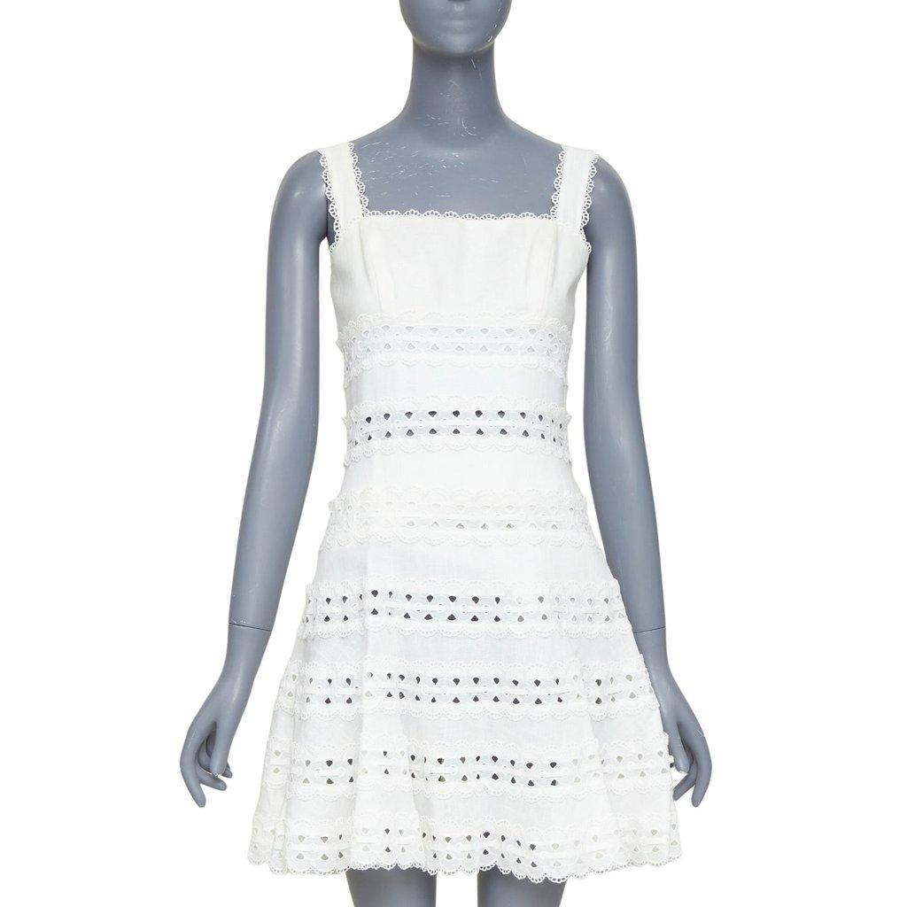 Zimmermann White Linen Dress