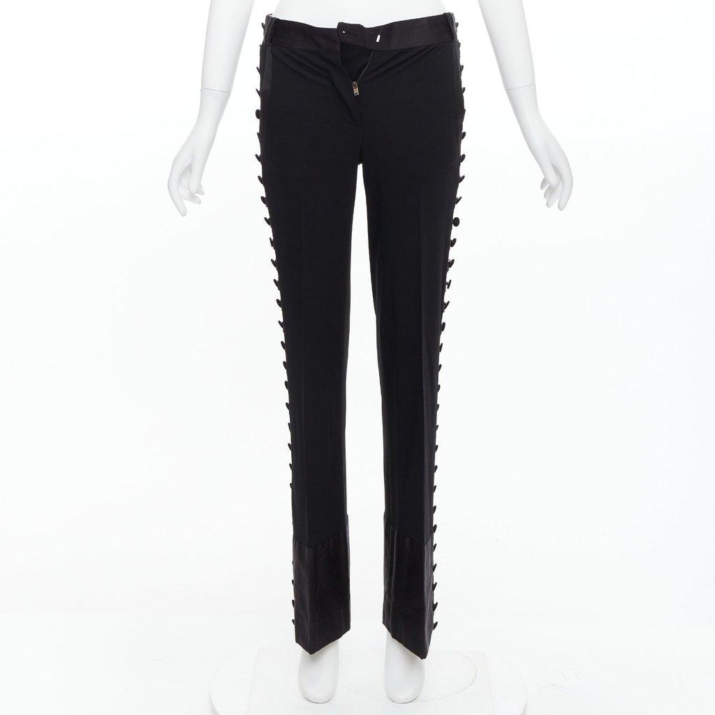 Chloé Pleat Trim Trousers