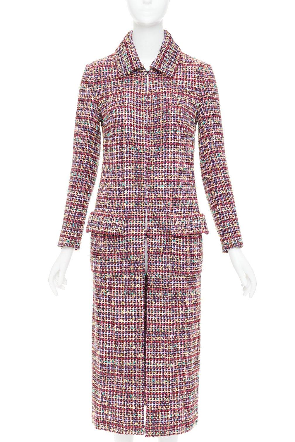 Chanel MultiColor Wool Coat