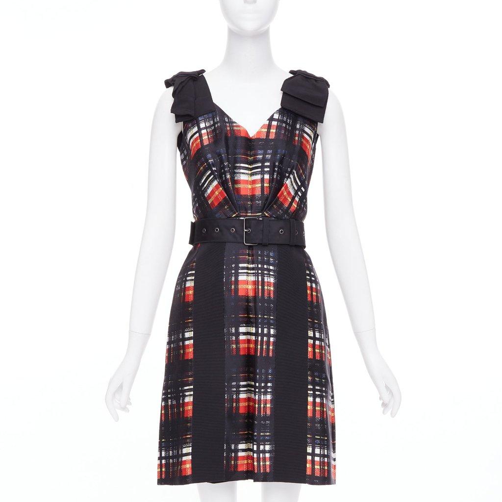 Prada Black Wool Dress