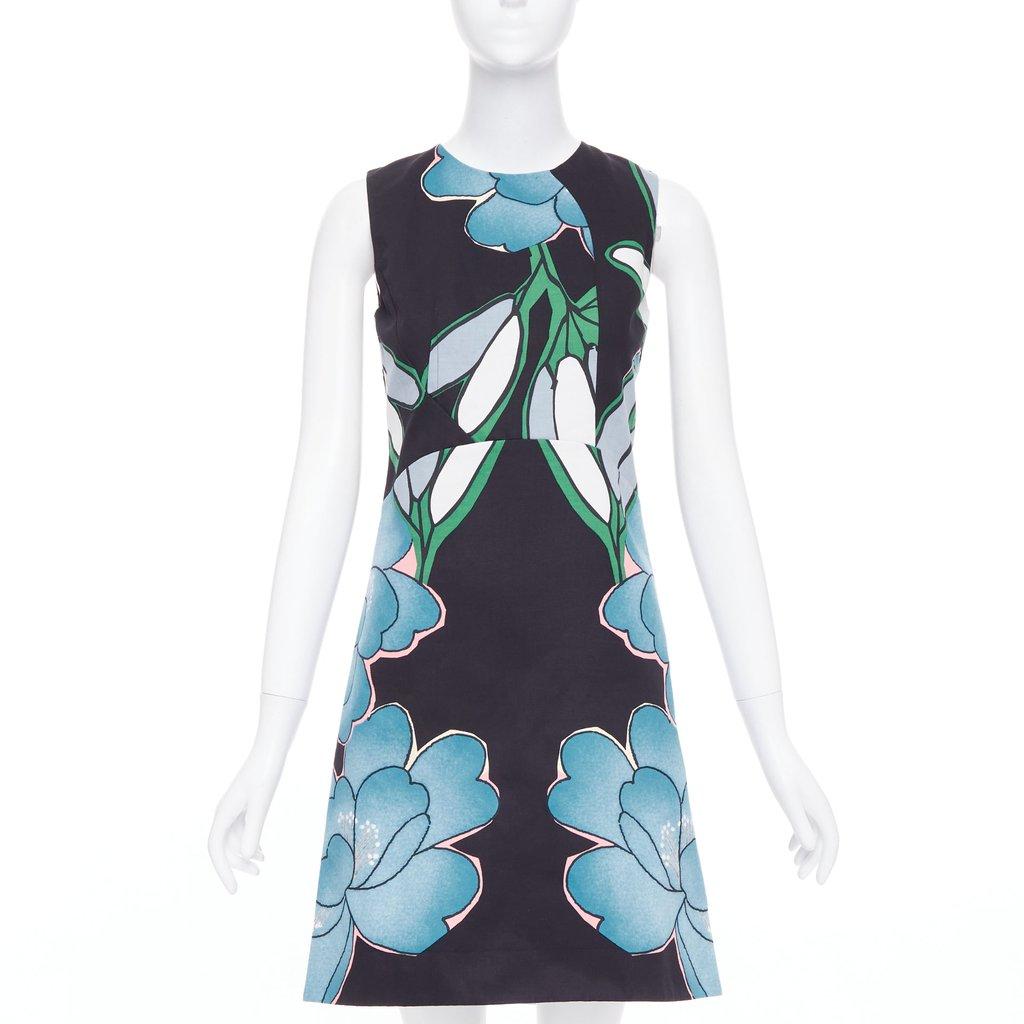 Marni Blue Cotton Dress