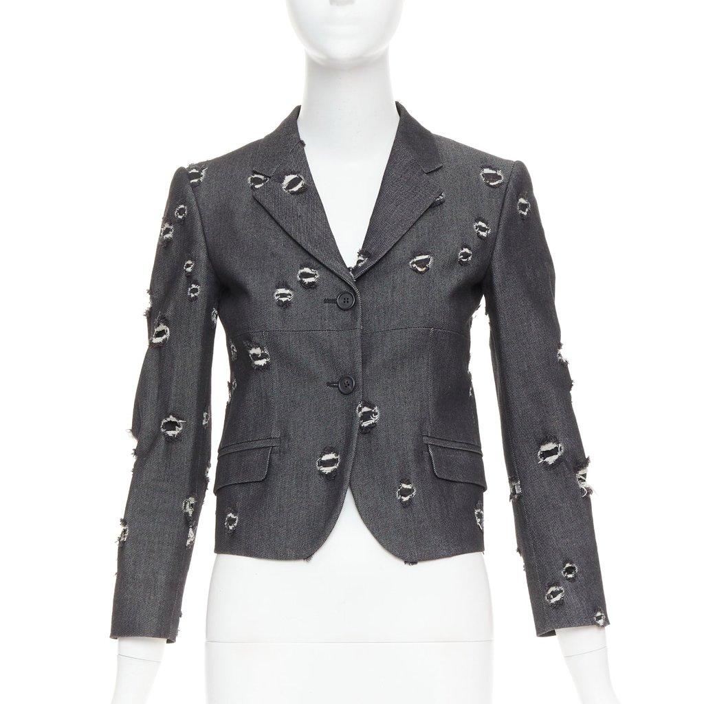 Miu Miu Grey Denim Jacket