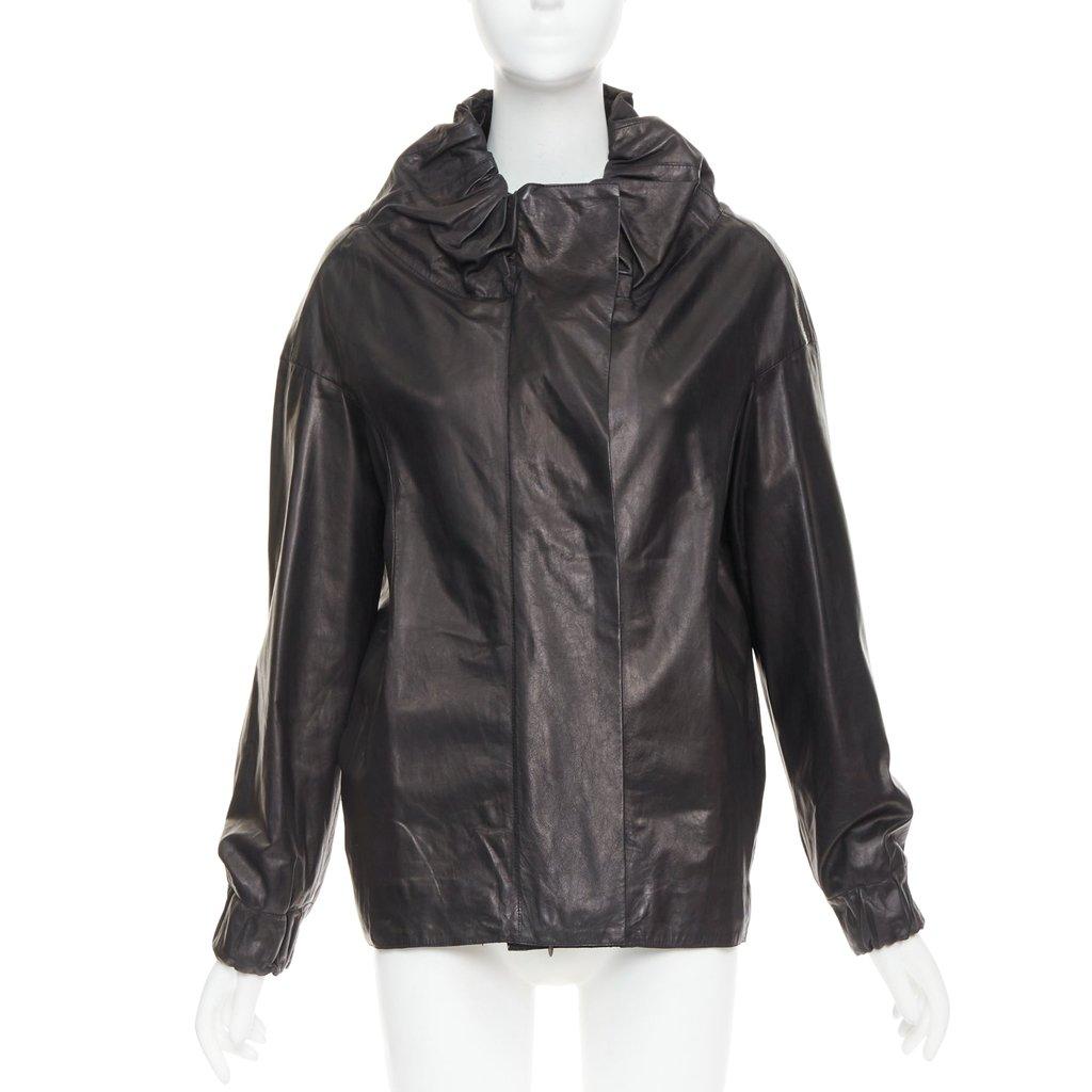 Marni Black Leather Leather Jacket