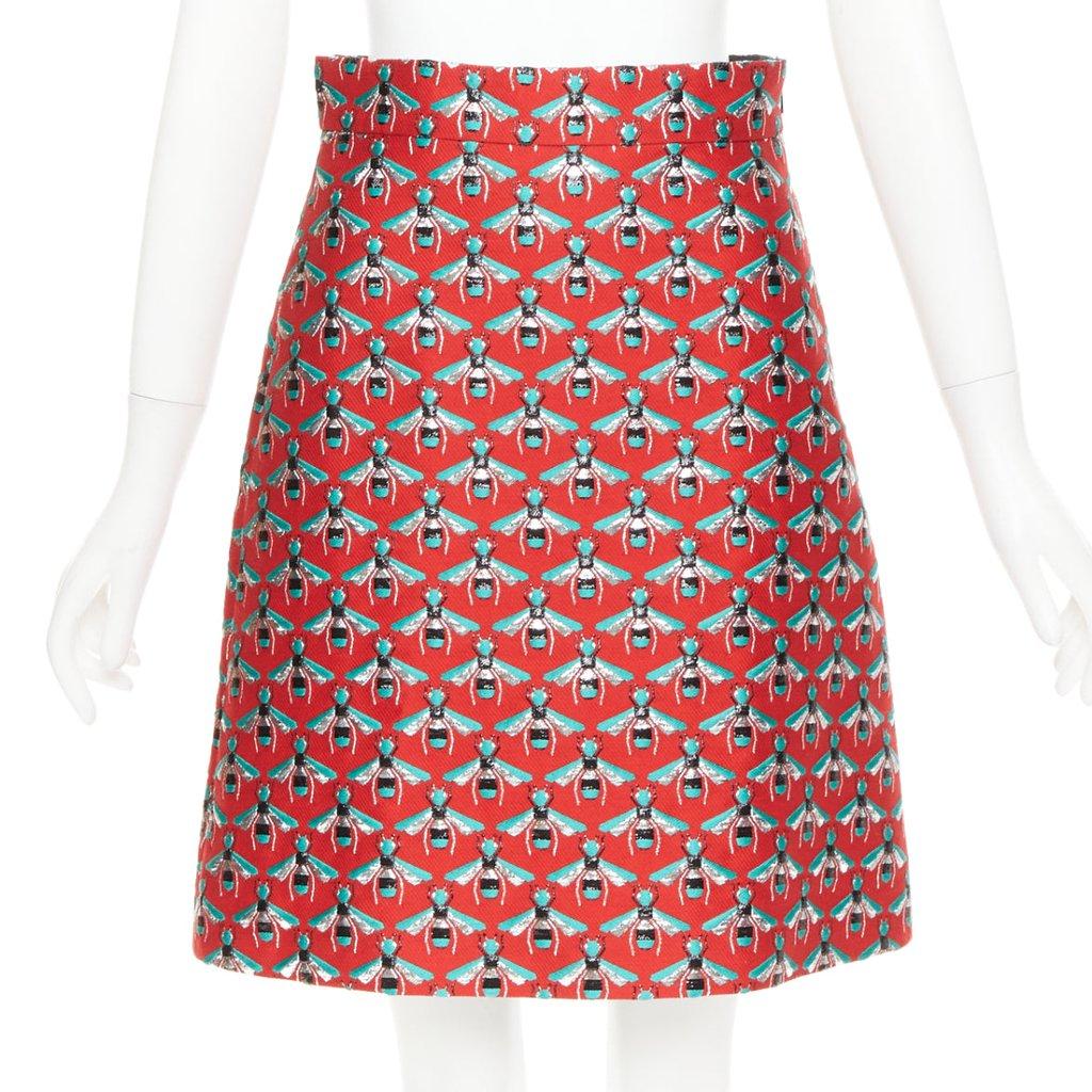 Gucci Red Polyester Skirt