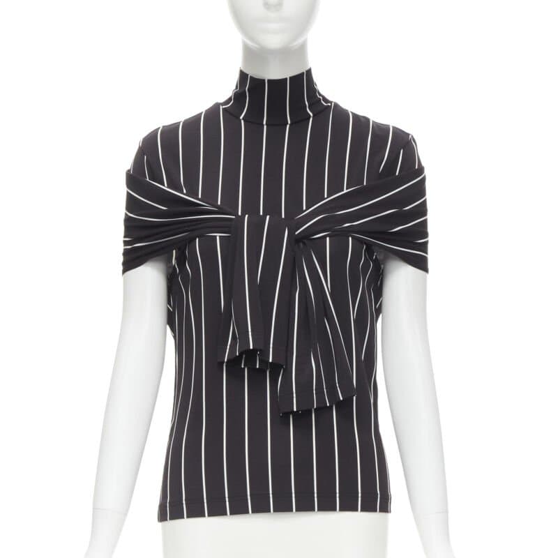 Balenciaga Tie Sleeve Turtleneck