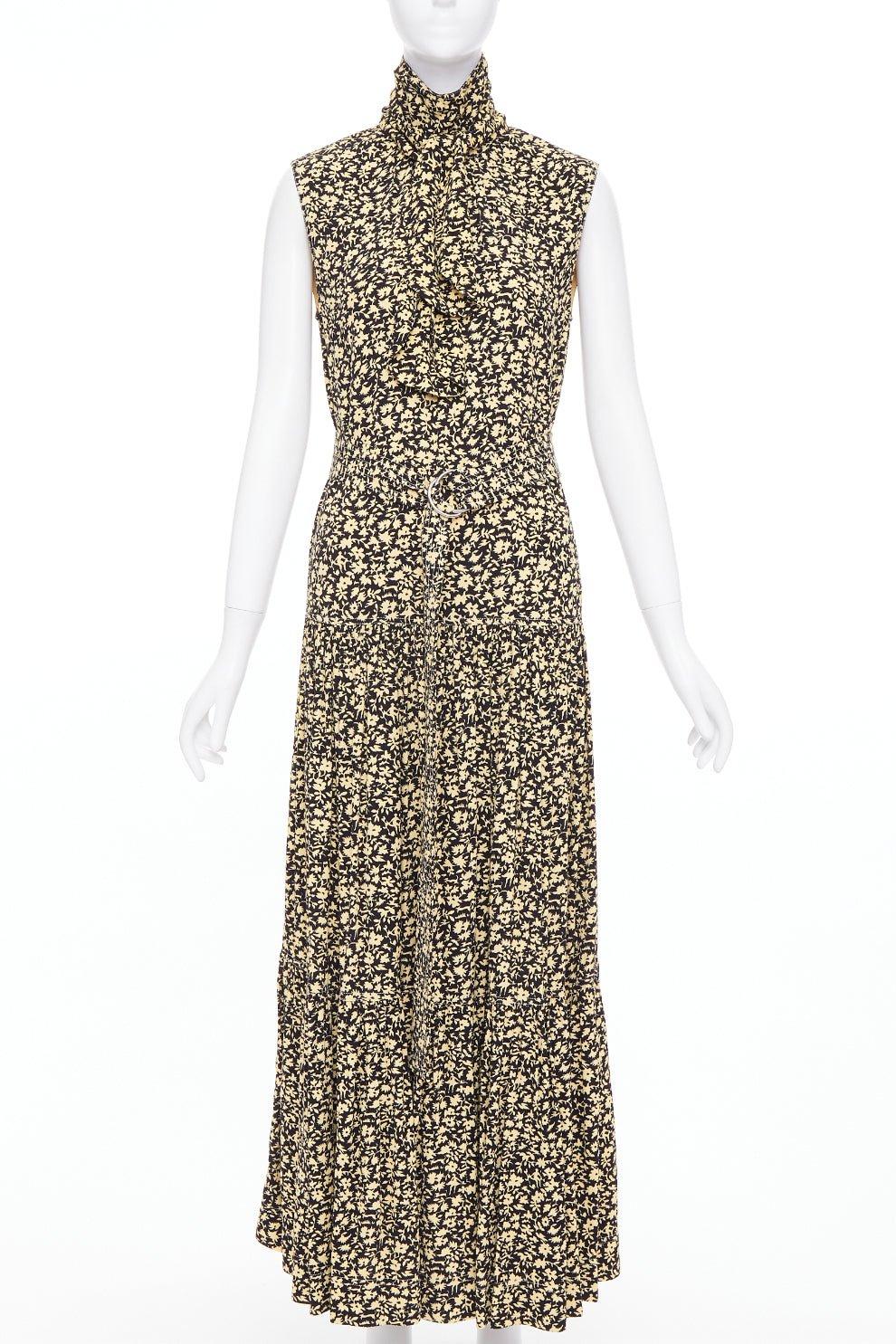 Celine Yellow Viscose Dress