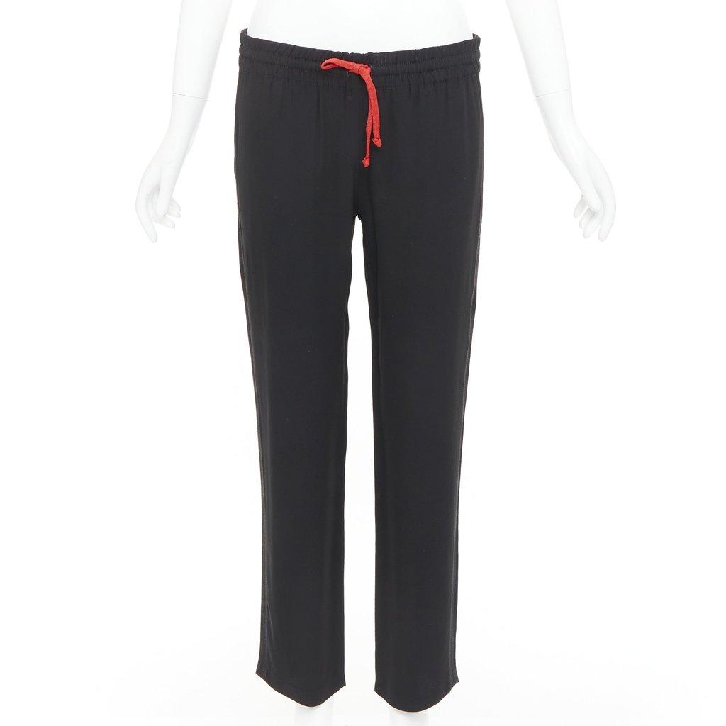 Celine Black Viscose Trouser