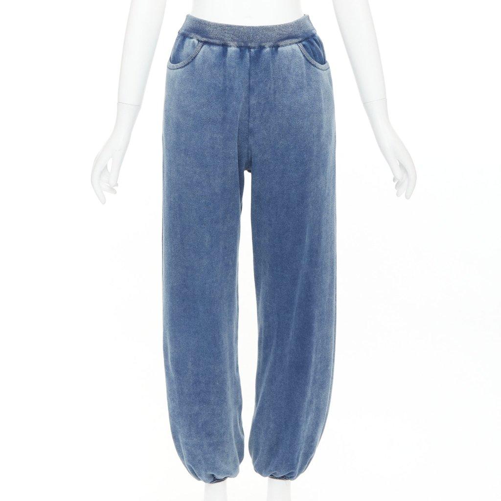 Chloé Blue Cotton Trouser