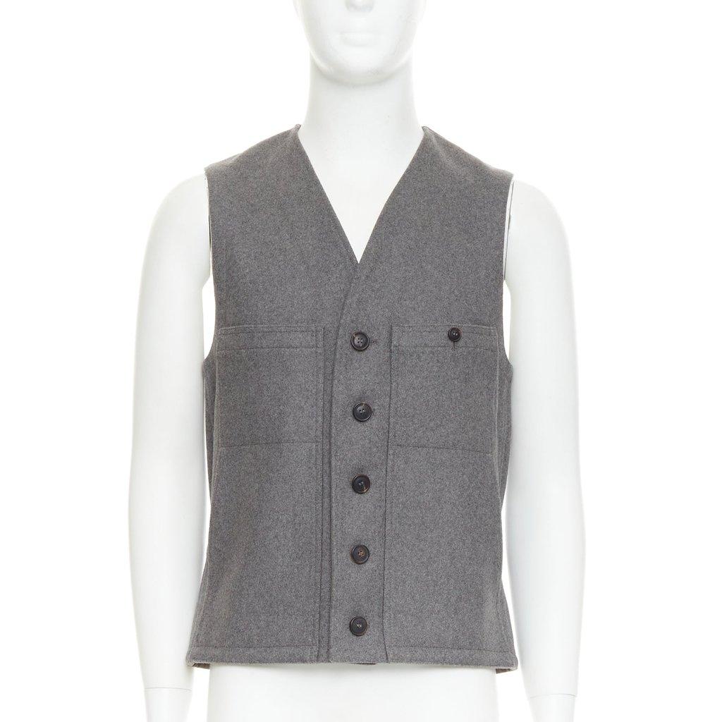 Lemaire Grey Wool Knitwear