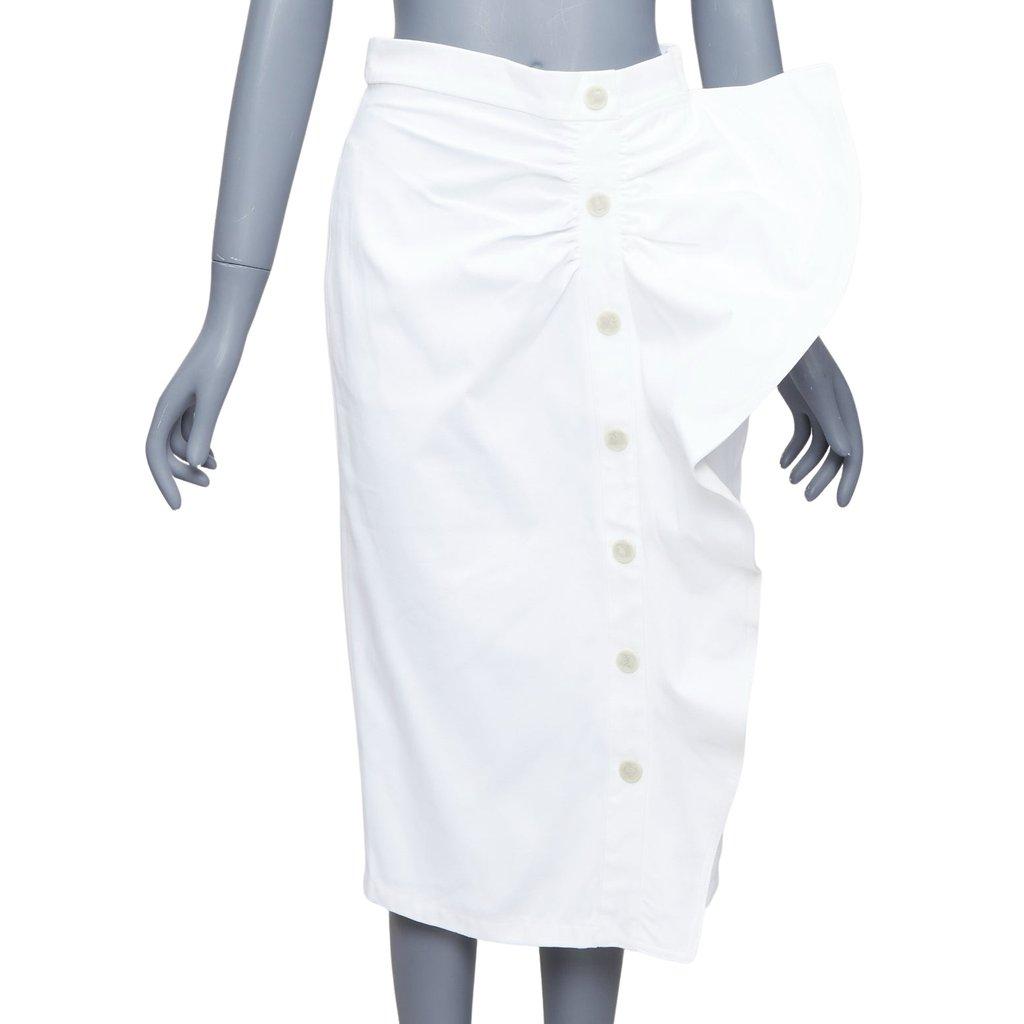 Max Mara Ruffle Button Skirt