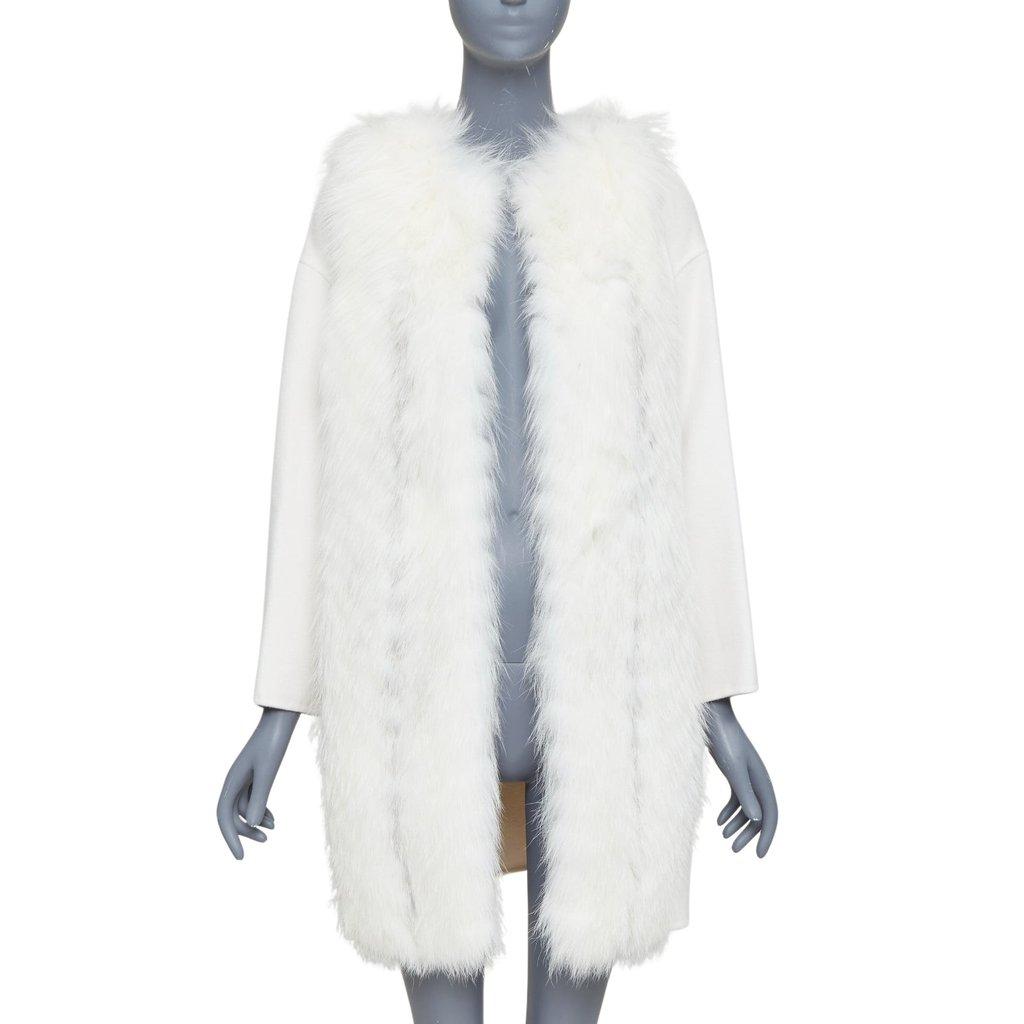 Fendi Ecru Cashmere Coat