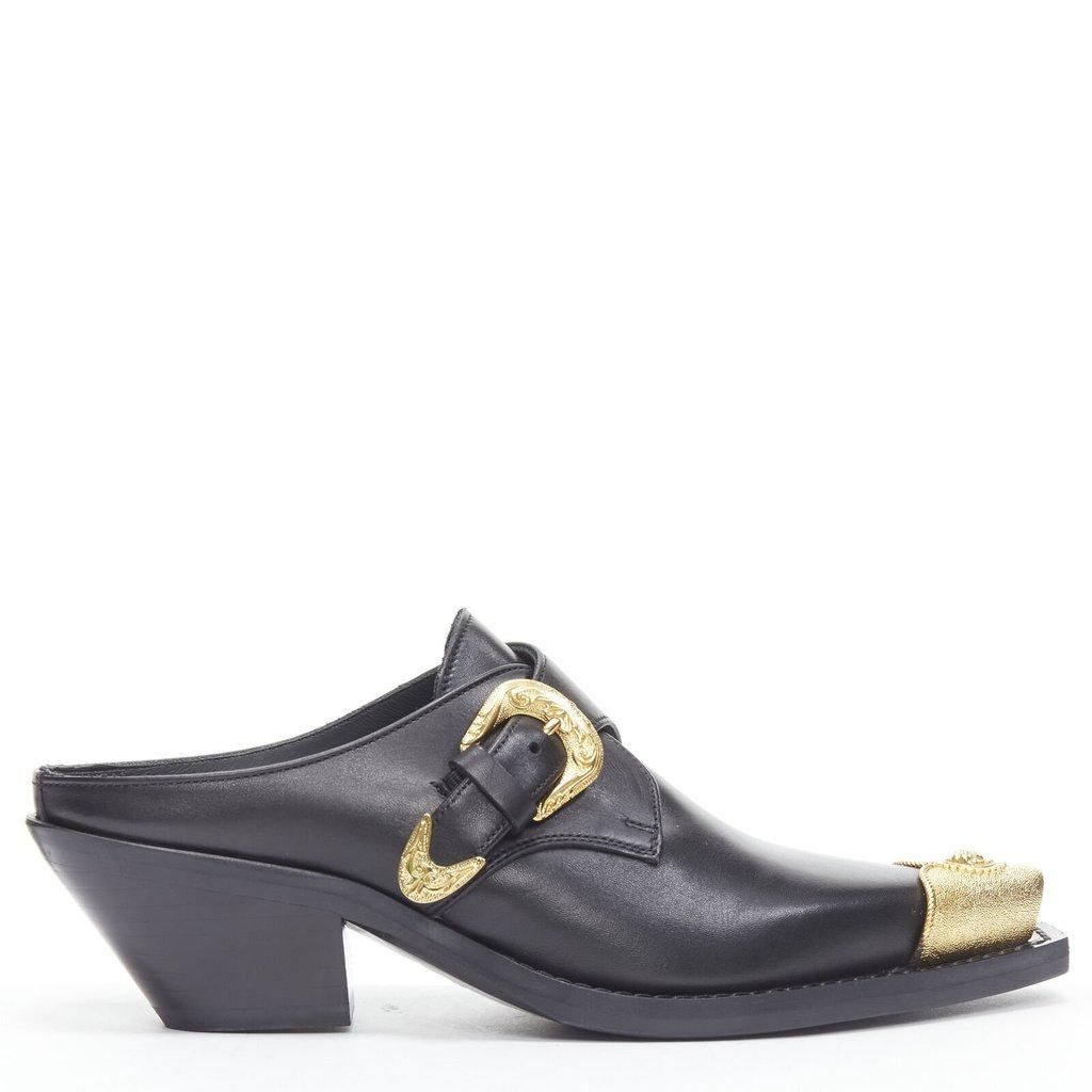 Versace Metal toe mule