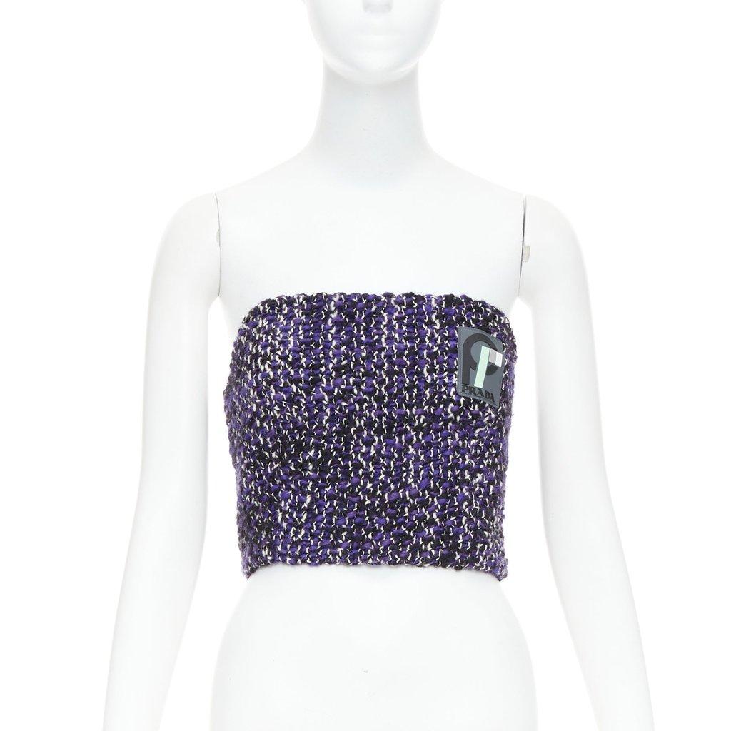 Prada Purple Wool Top