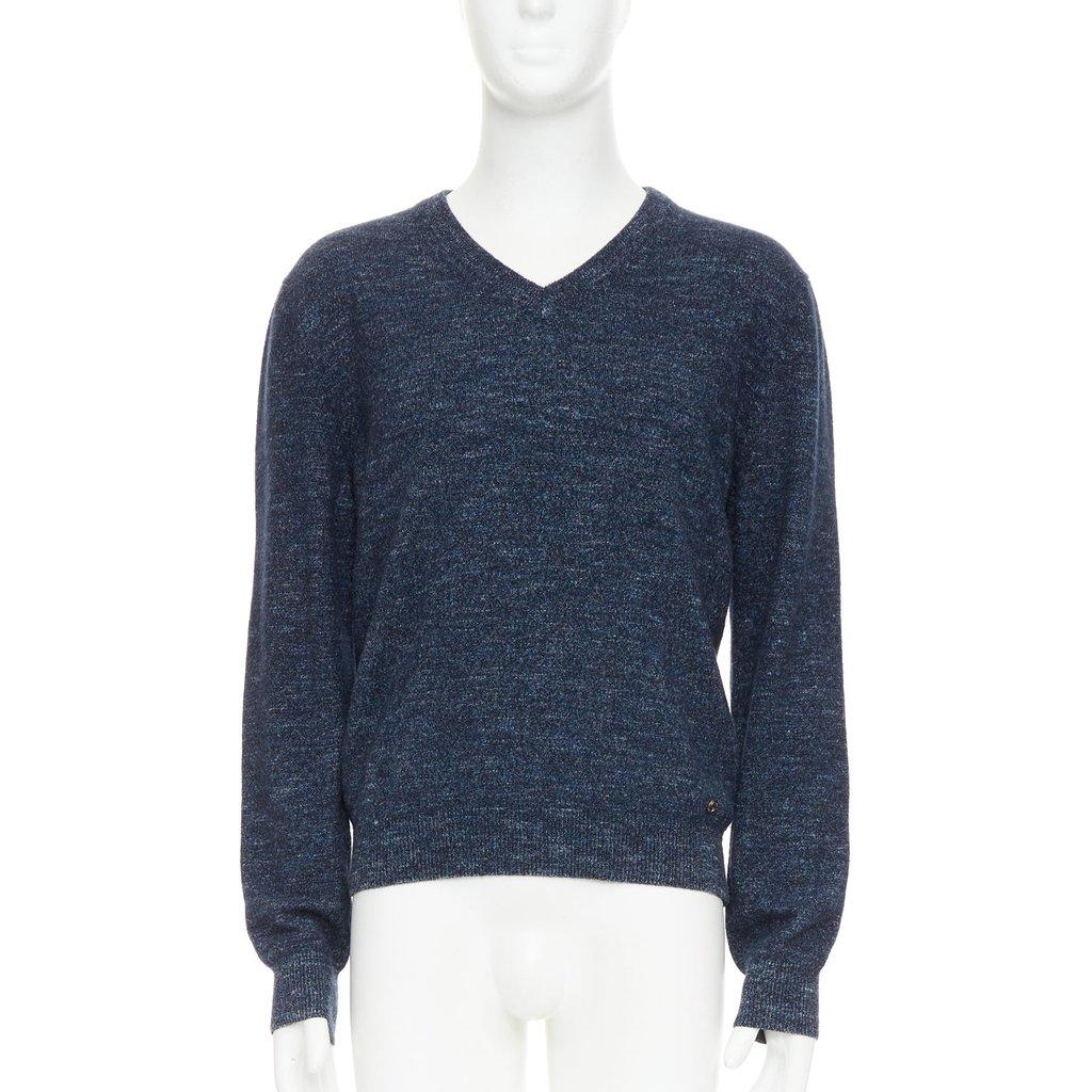 Gucci Blue Wool Knitwear
