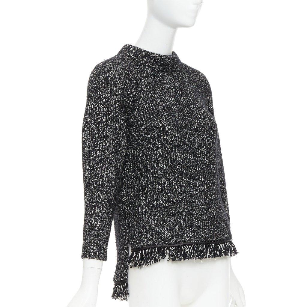 Alexander McQueen Grey Viscose Knitwear