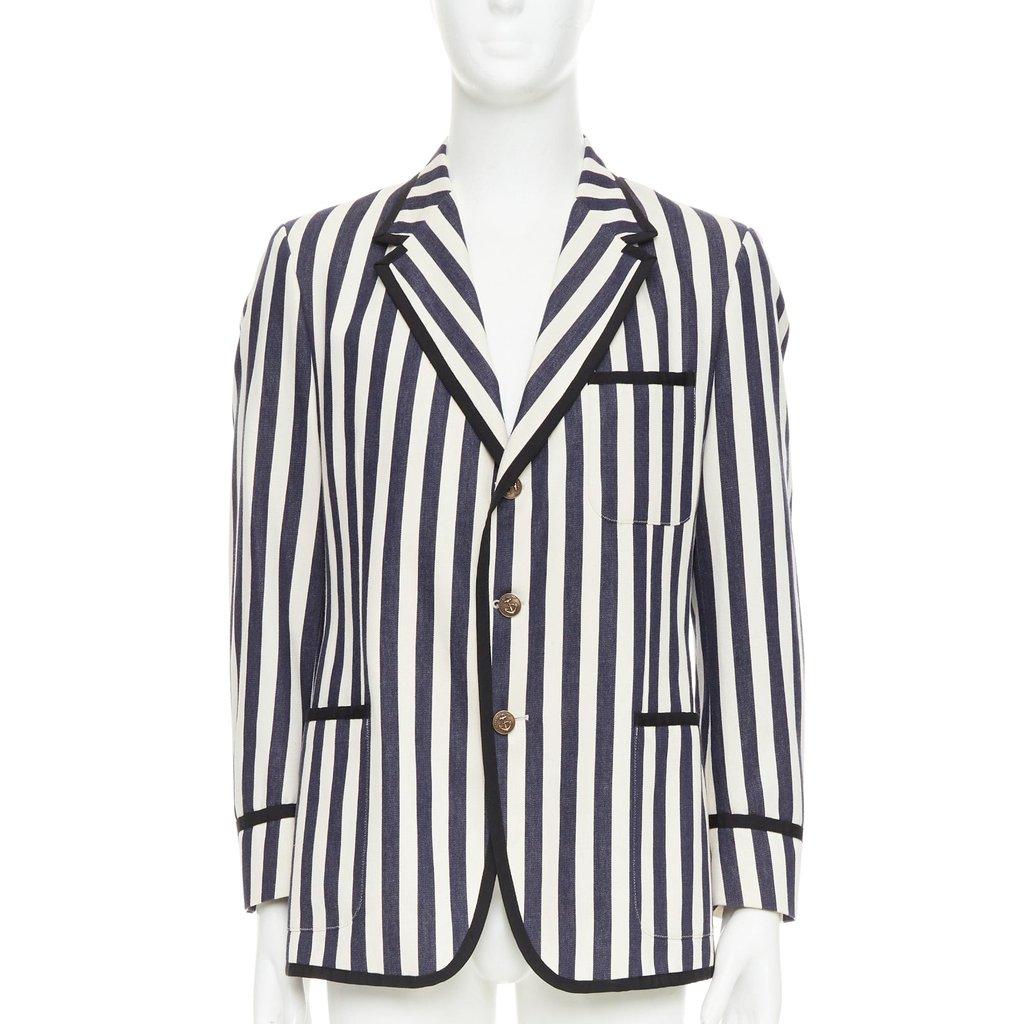 Gucci Navy Cotton Jacket