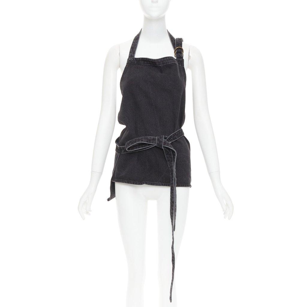 Balenciaga Grey Denim Dress
