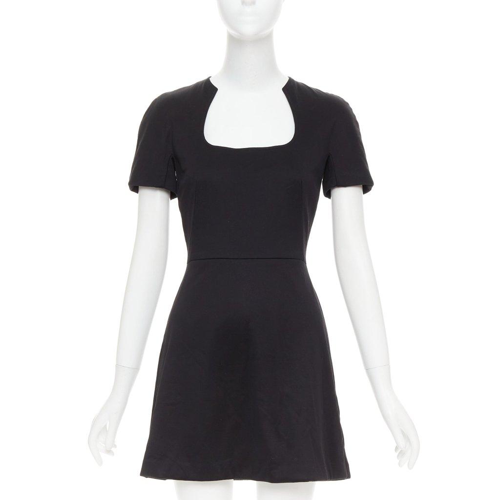 Alexander McQueen Black Cotton Dress