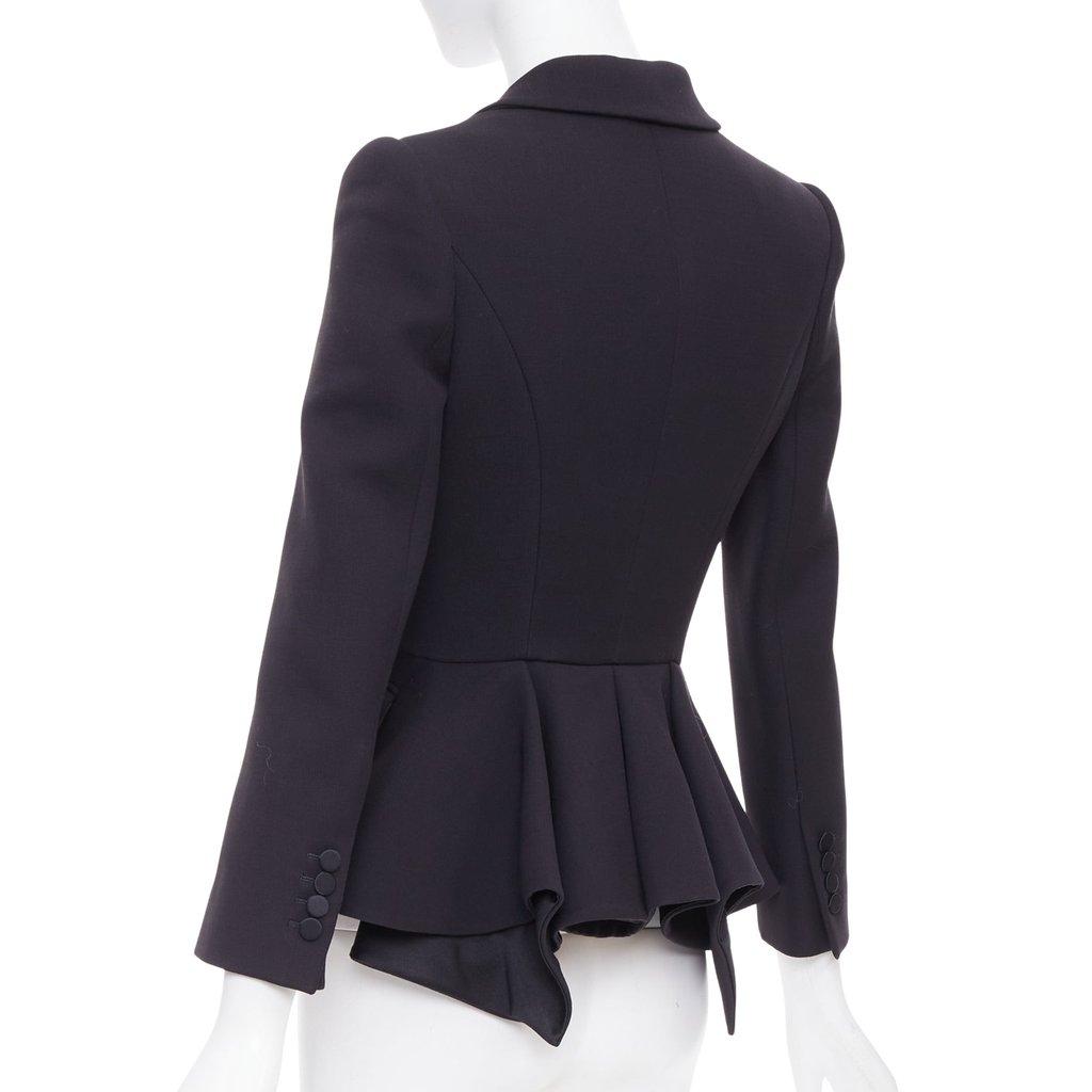 Alexander McQueen Black Wool Jacket