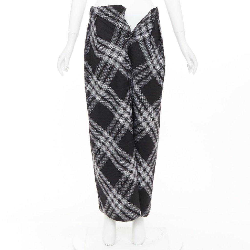Burberry Black Wool Trouser