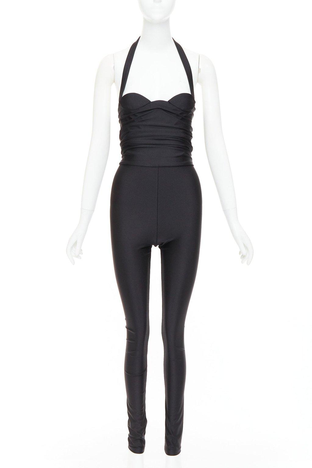 Saint Laurent Black Polyamide Jumpsuit