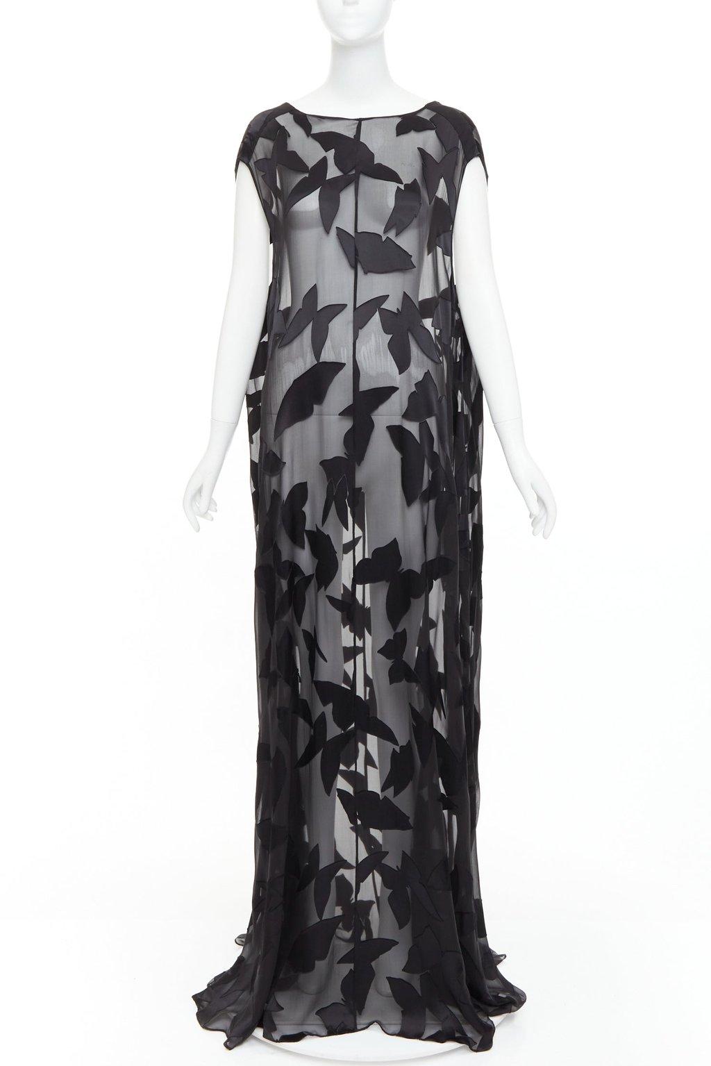 Saint Laurent Black Viscose Dress