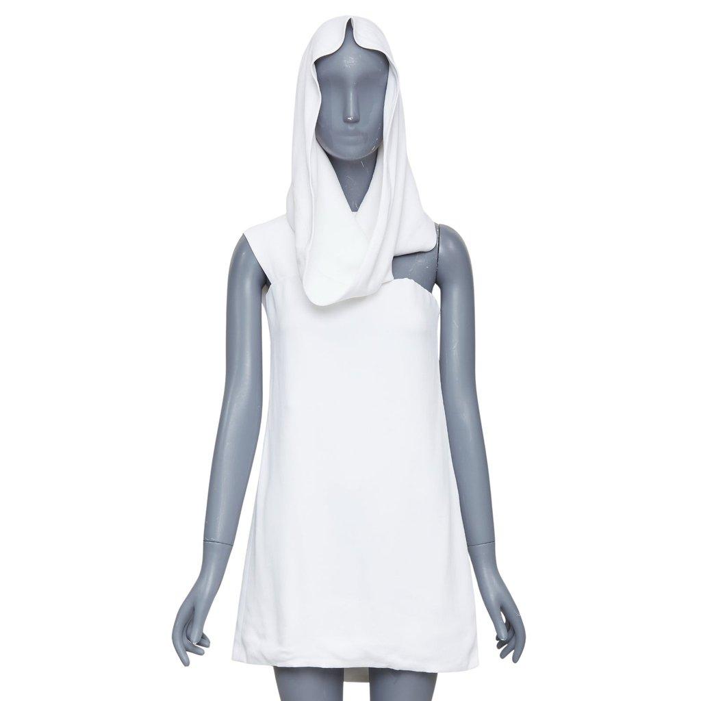 Salvatore Ferragamo White Silk Dress