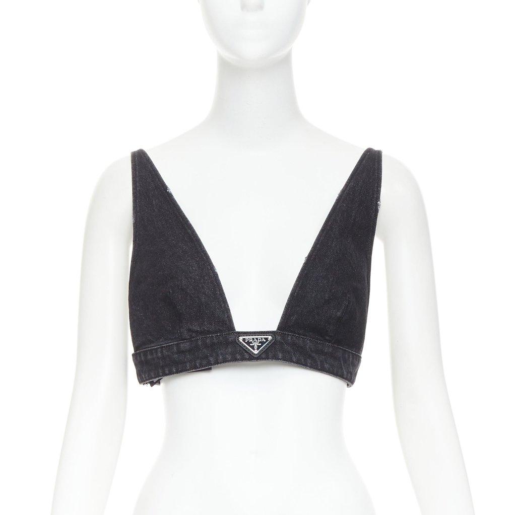 Prada Navy Cotton Top