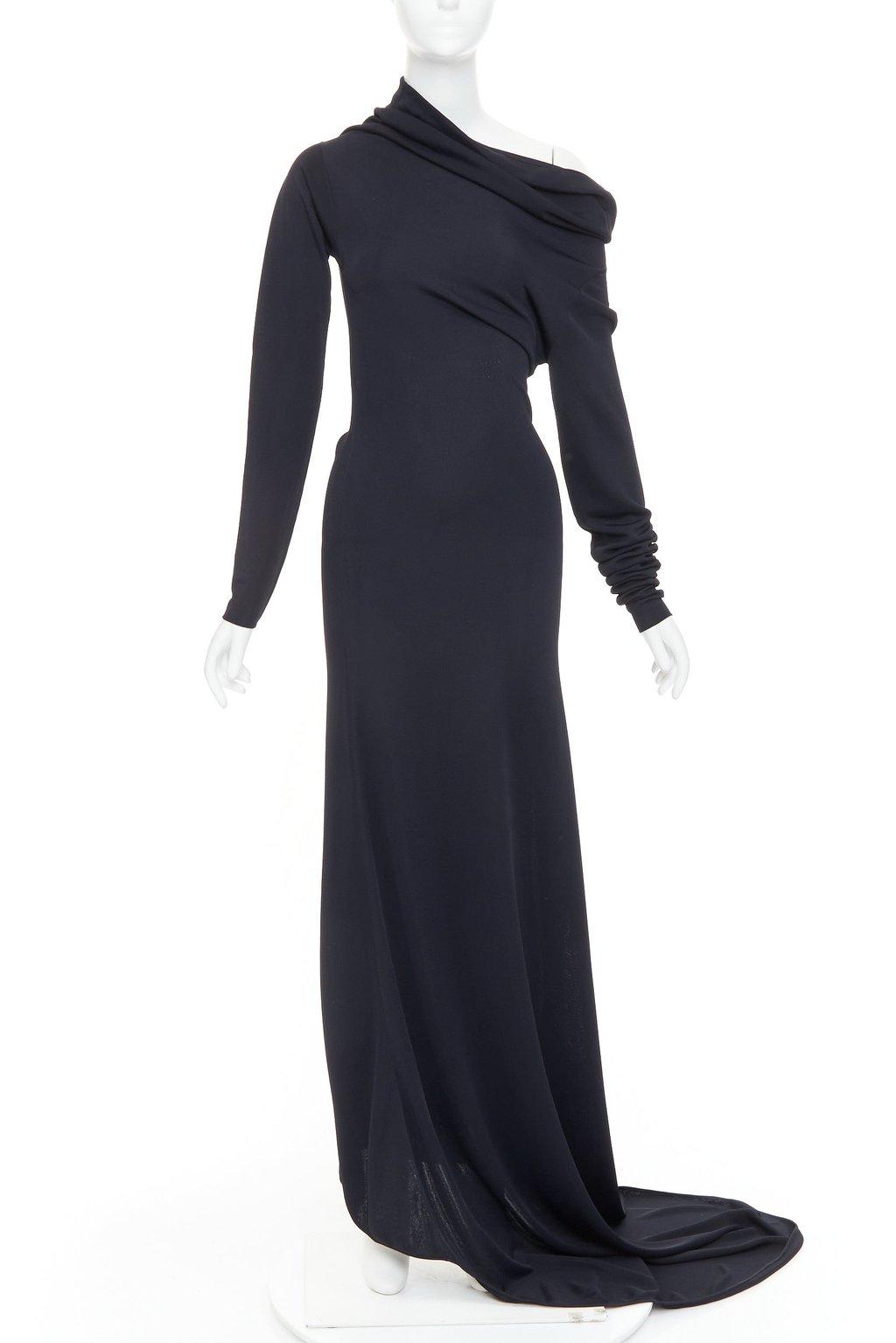 Salvatore Ferragamo Black Viscose Dress