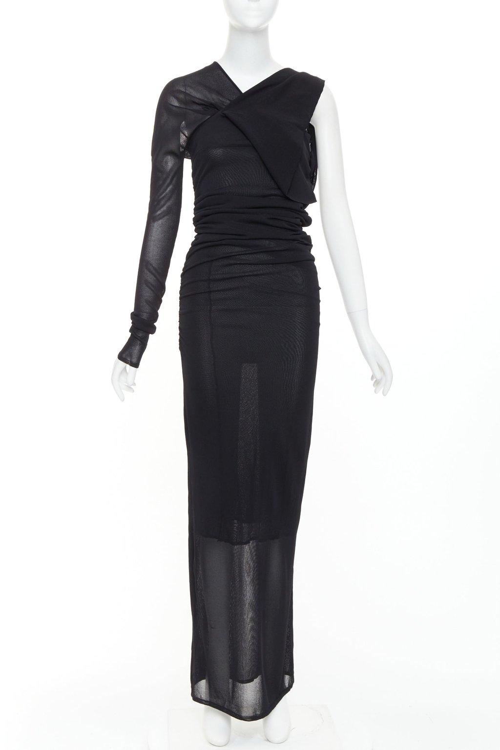 Saint Laurent Black Viscose Dress