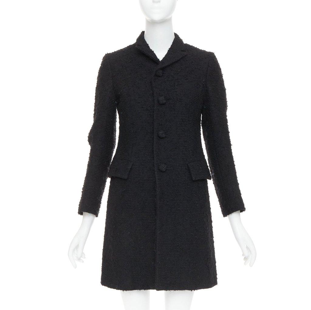 Junya Watanabe Black Wool Coat