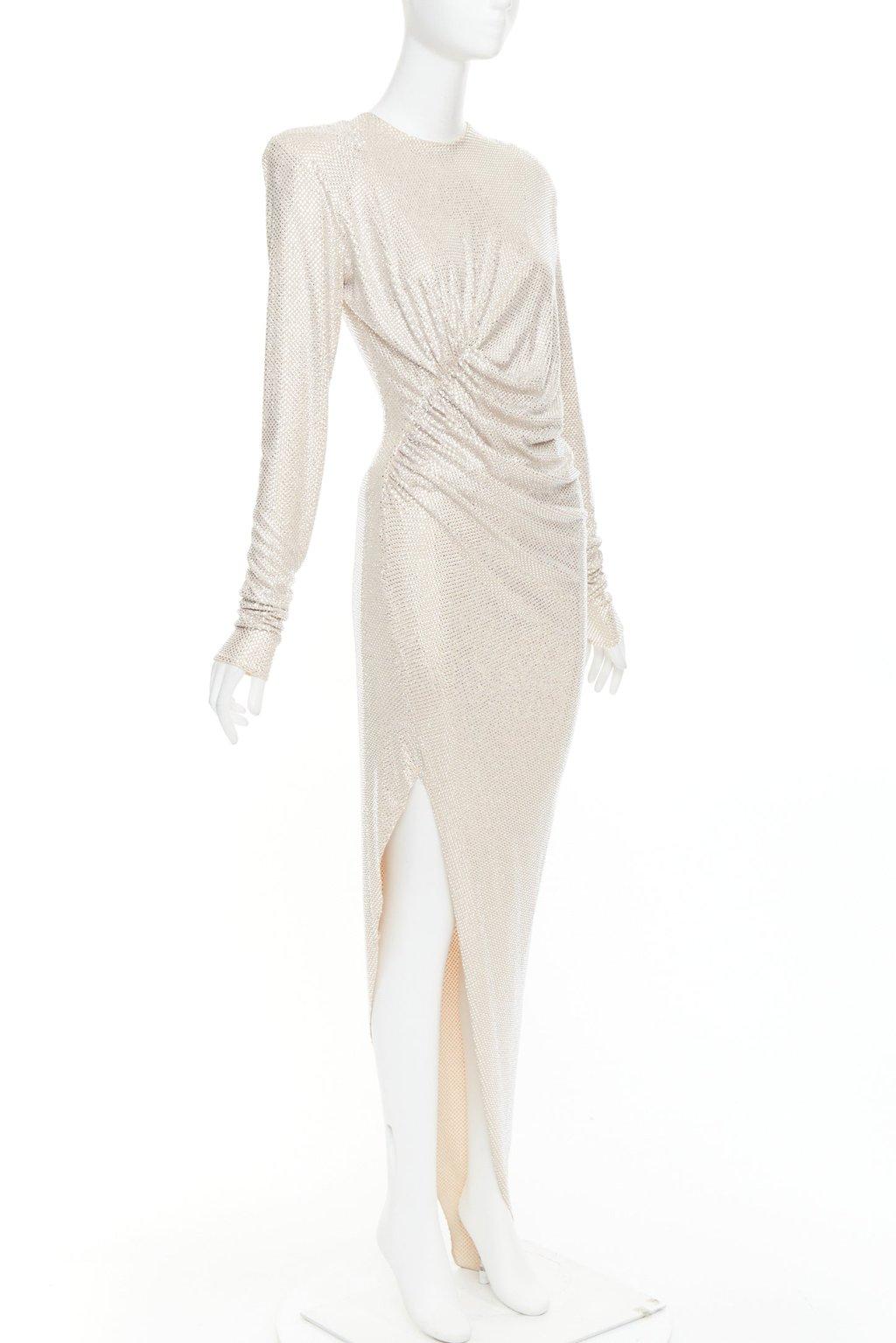 Alexandre Vauthier Beige Viscose Dress