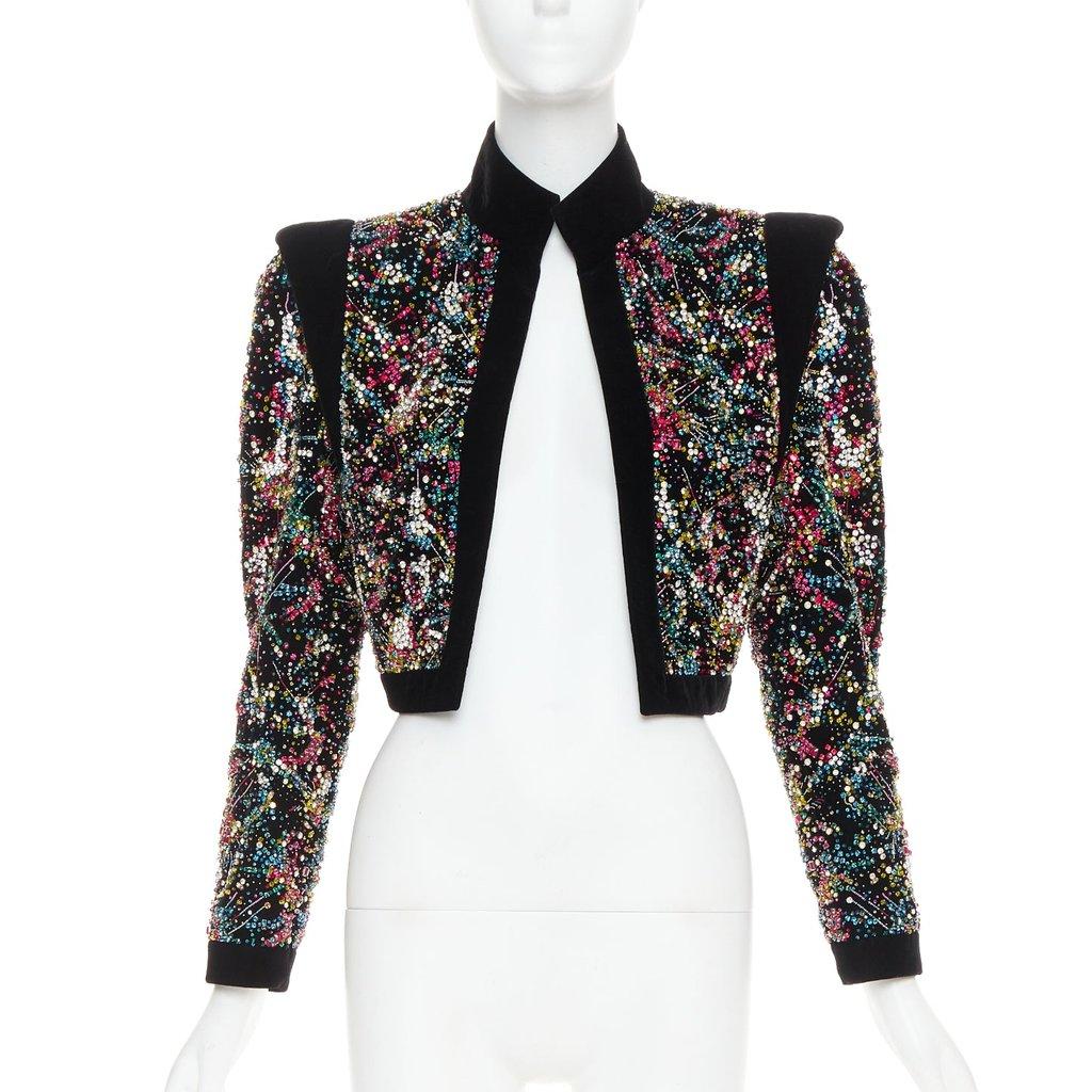 Alexandre Vauthier Black Velvet Jacket