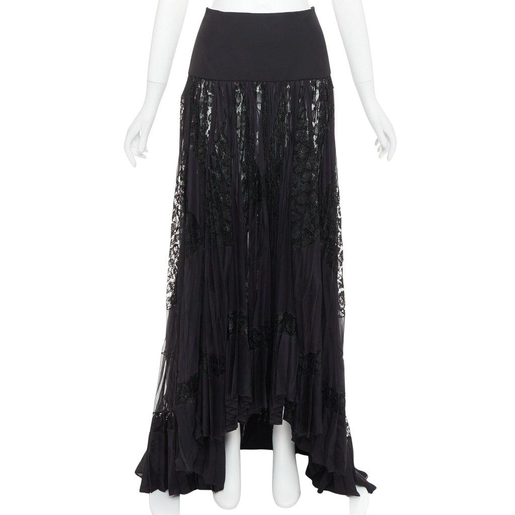 Alexandre Vauthier Black Skirt
