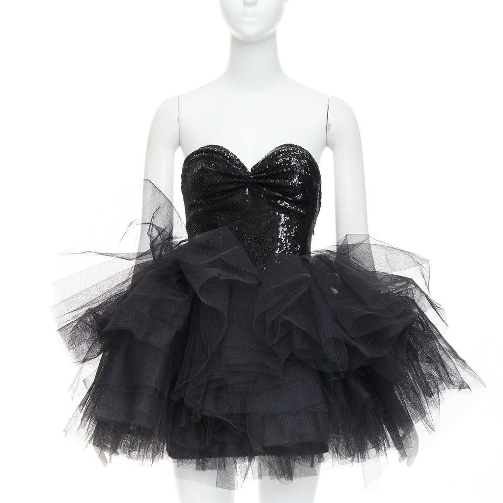 Alexandre Vauthier Black Polyamide Dress