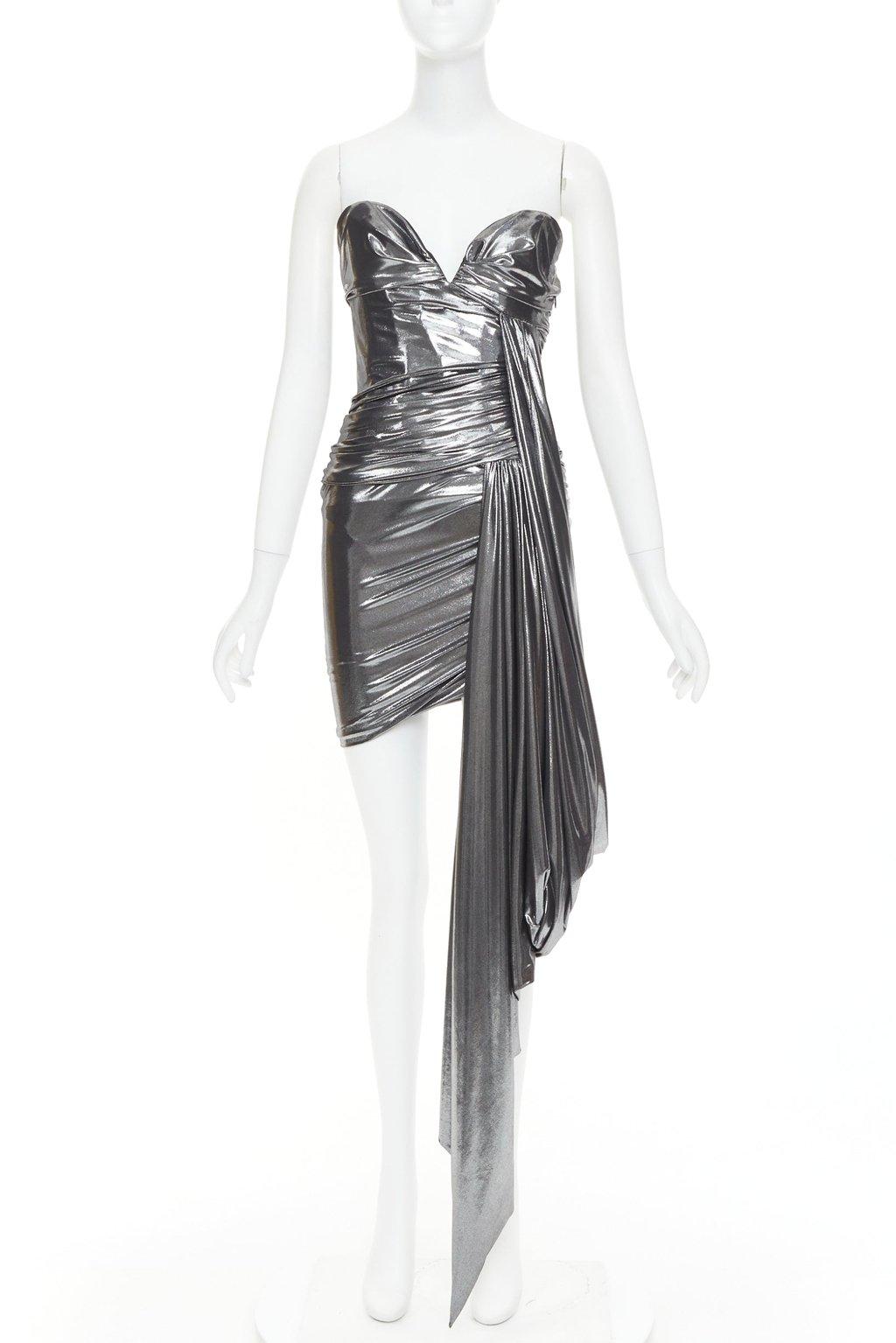 Alexandre Vauthier Silver Dress