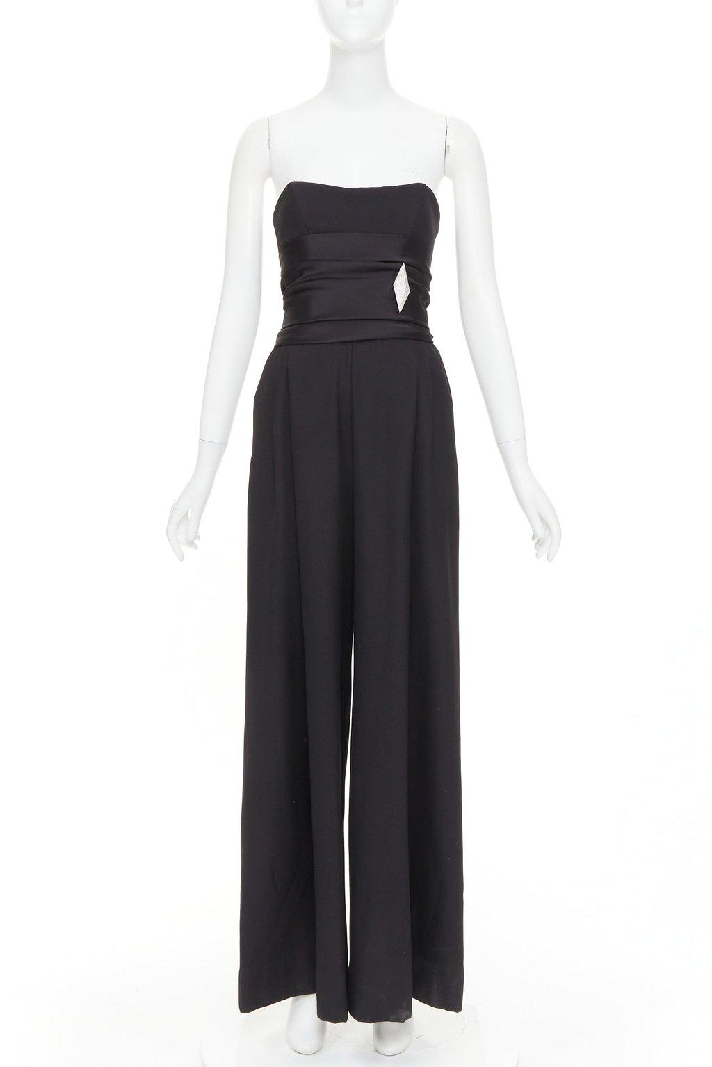 Alexandre Vauthier Black Jumpsuit