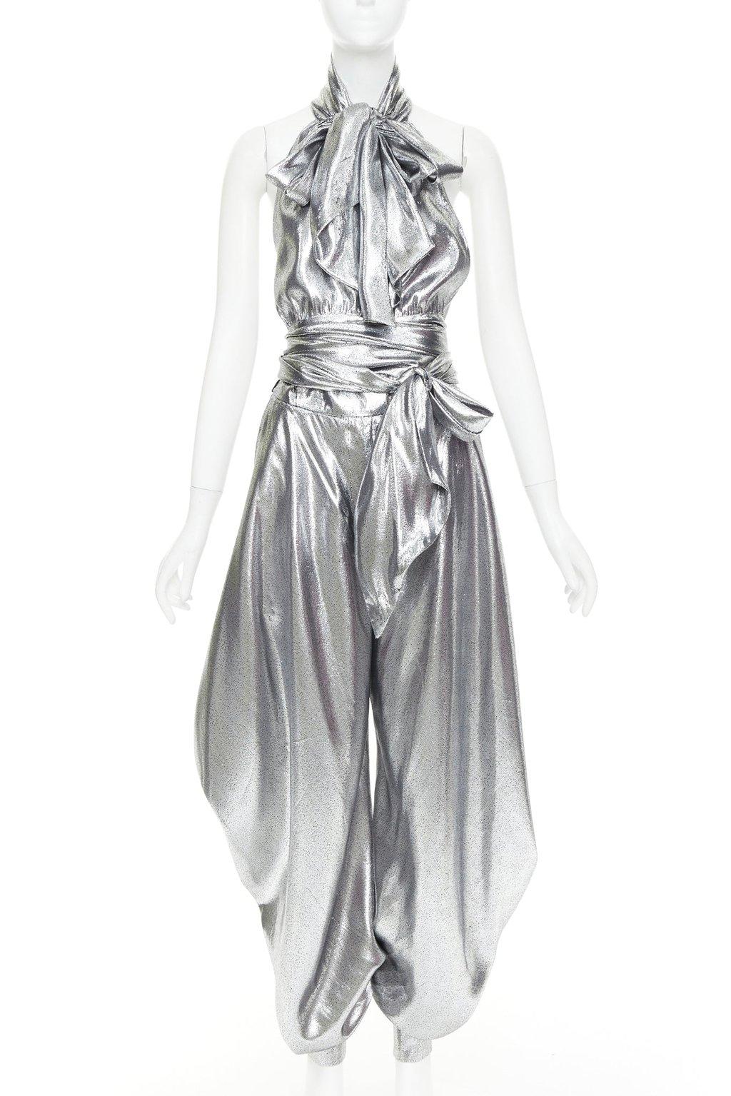 Alexandre Vauthier Silver Jumpsuit