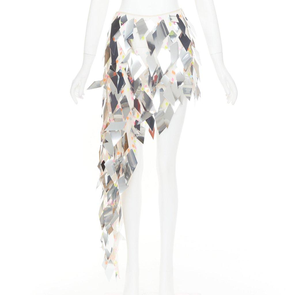 Alexandre Vauthier Silver Skirt