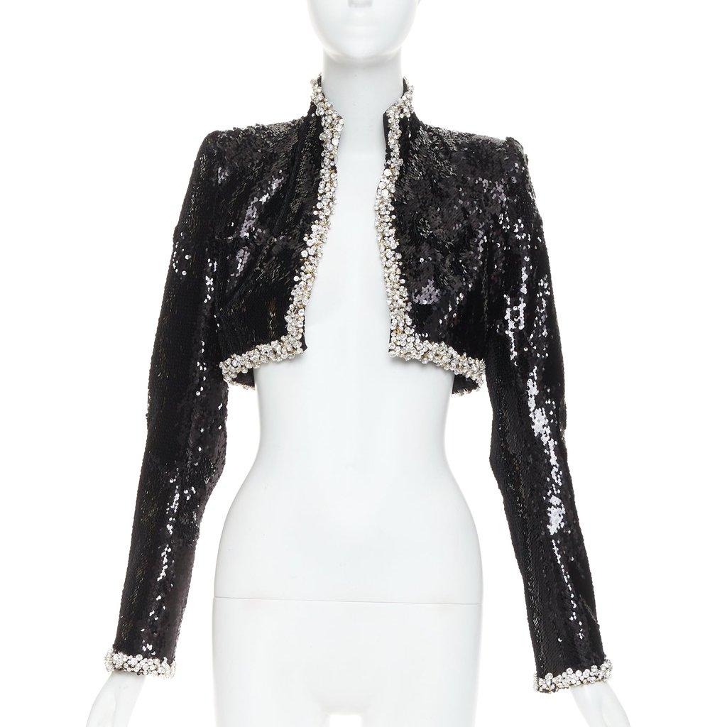 Alexandre Vauthier Black Polyester Jacket