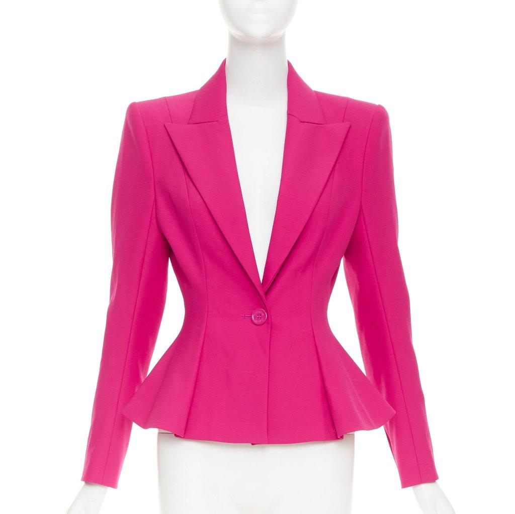 Alexandre Vauthier Pink Wool Jacket