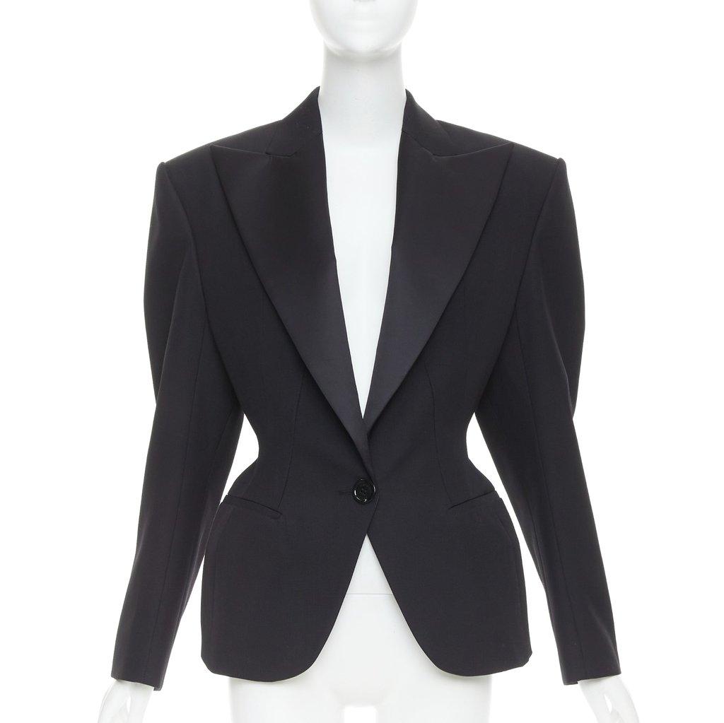 Alexandre Vauthier Black Wool Jacket
