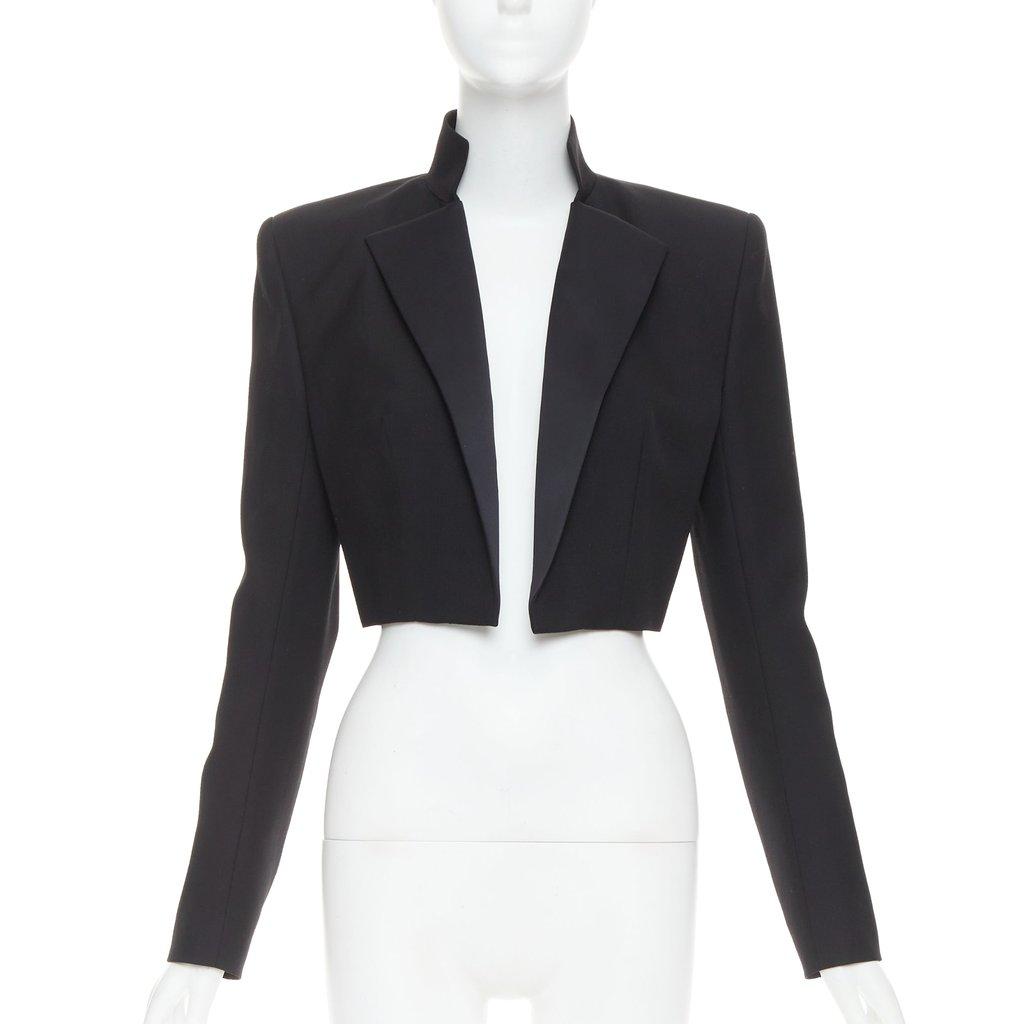Alexandre Vauthier Black Wool Jacket