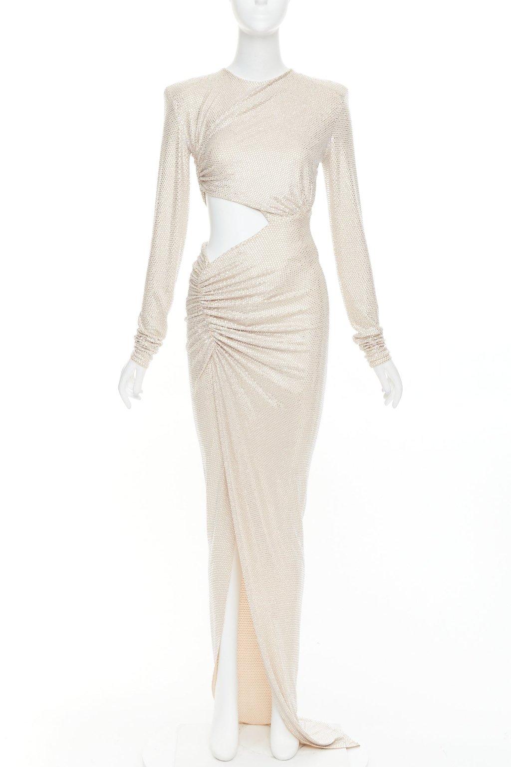 Alexandre Vauthier Beige Viscose Dress
