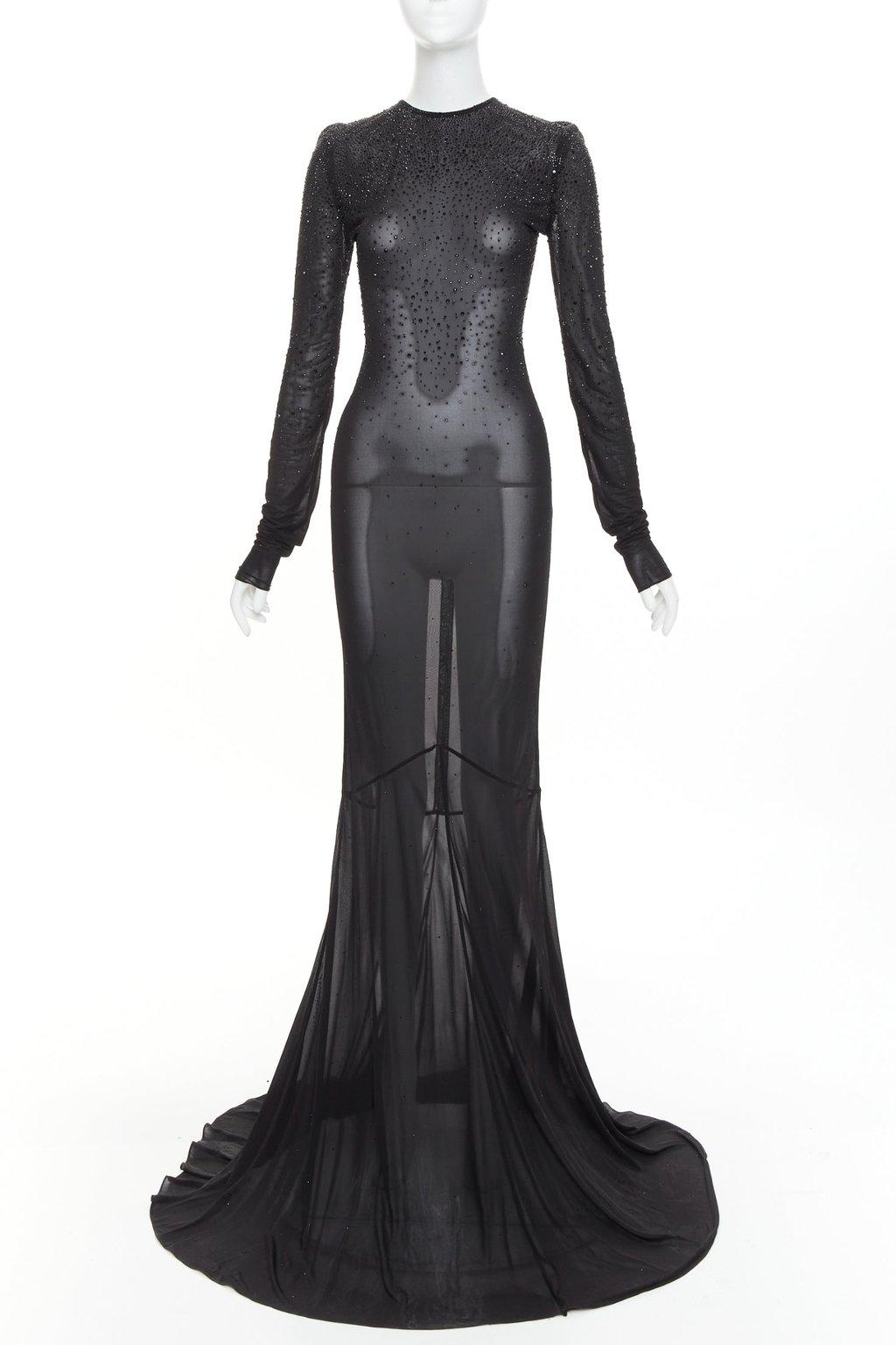 Alexandre Vauthier Black Viscose Dress