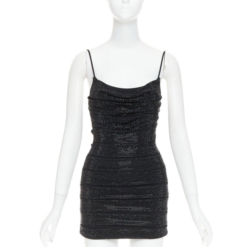 Alexandre Vauthier Black Viscose Dress